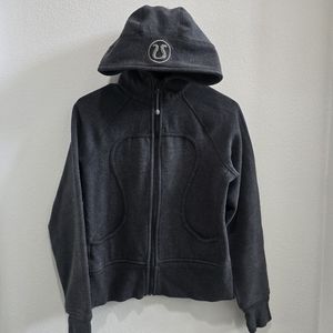 Lululemon scooba zip hoodie thick and heavy, grey size 6